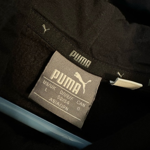 Puma Jackets, Baby Blue and Black - Picture 6 of 6